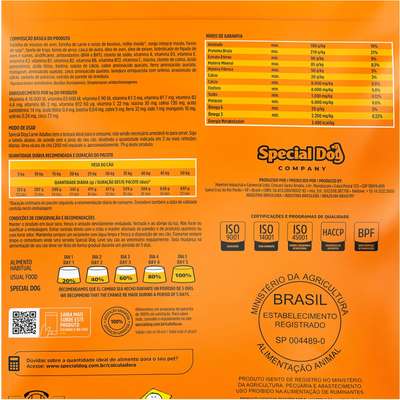 Ração Special Dog Premium Carne para Cães Adultos